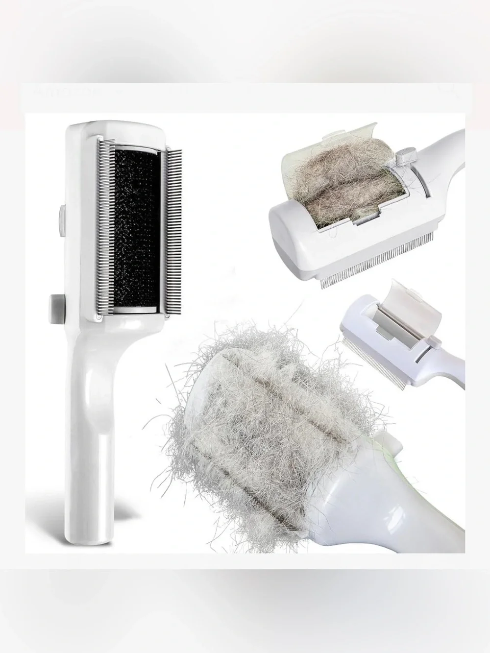 Pet Dry Cleaning Brush By Miwoowim - For Dogs And Cats 2 SETS Steel needle brush